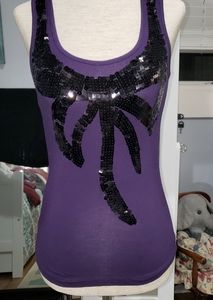 Sequined tank top